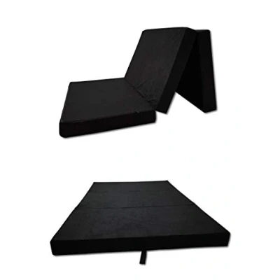 Abbildung von Odolplusz Klappmatratze Faltmatratze Klappbett Made IN EU als Matratze Gästebett Gästematratze einsetzbar (Schwarz, 120 x 200 cm)