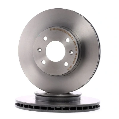 Abbildung von BREMBO COATED DISC LINE 09.C171.11 Bremsscheibe 256 22 4 innenbelüftet beschichtet mit Schrauben KIA: Rio 3, III Kasten / Schrägheck