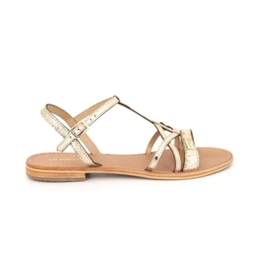 Abbildung von Les Tropeziennes par M Belarbi Hironela Riemensandalette, Damen, Größe: 38, Gold Schuhe