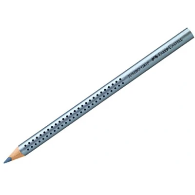 Abbildung von 12 x Faber Castell Farbstift Jumbo Grip blau metallic