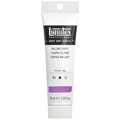 Abbildung von Liquitex 1045590 Professional Heavy Body Acrylfarbe in Künstlerqualität mit ausgezeichneter Lichtechtheit buttriger Konsistenz, 59ml Tube Brillantlila