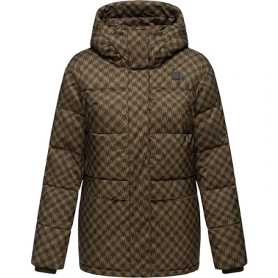 Abbildung von Ragwear Wikesh Regenjacke / wasserabweisende Jacke, Damen, Größe: XS, Brown melange