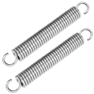 Abbildung von GUNGY Zugfedern mit Haken Edelstahl Zugfeder Spannfeder 125mm Außendurchmesser 18mm Drahtdurchmesser 2,9mm Maximale Zugkraft 24kg 2,9x18x125mm 2 Stück