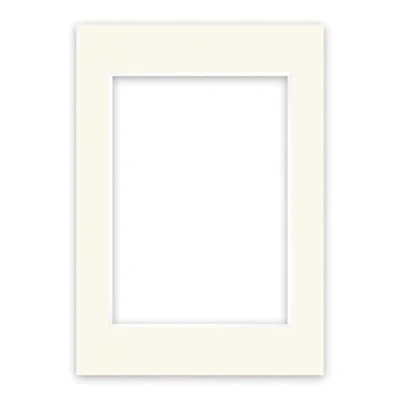 Abbildung von nielsen Conservation Passepartout Karton 1,5 mm Außenformat 59,4x84,1 cm (DIN A1) für Bildformat 42x59,4 A2) Elfenbeinweiß (Creme weiß) Glatte Oberfläche