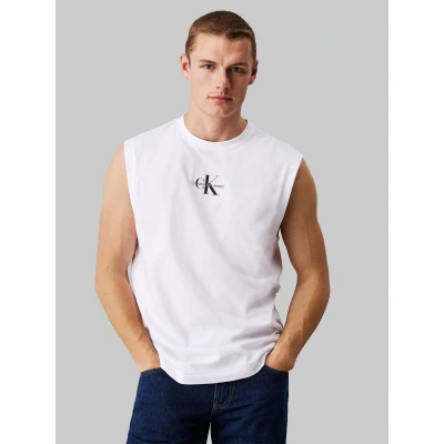 Abbildung von Calvin Klein Jeans Top, Herren, Größe: XL, Bright white