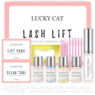 Abbildung von 2024 Wimpernlifting Set,Wimpernverlängerung Kit Professionell,Lash Lifting kit,Wimpernwellen Starter Kit,Lash Lift Kit,Ideal für Partys,Geburtstage,Halloween,Festivals