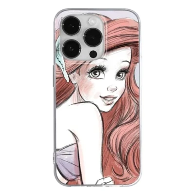 Abbildung von ERT GROUP Handyhülle für Apple iPhone 14 PRO MAX Original und offiziell Lizenziertes Disney Muster Ariel 005 optimal an die Form des Handy angepasst, hülle aus TPU