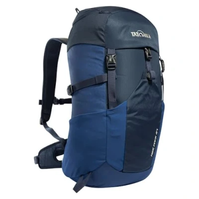 Abbildung von Tatonka Wanderrucksack Hike Pack 27 l mit Rückenbelüftung und Regenschutz Leichter, bequemer Rucksack zum Wandern für Damen Herren PFC frei Liter (navy/darker blue)