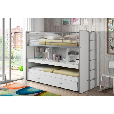 Abbildung von Vipack Hochbett &quot;Bonn, Deal für begrenzte Zeit&quot;, (Made in Europe), mit Schreibtisch und 3 Schlafgelegenheiten
