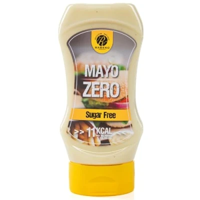 Abbildung von Rabeko Zero Sauce Mayo, 1 x 350 ml ohne Zucker &amp; wenig Fett gesunde Low Carb Produkte kalorienreduziert fettreduziert für Salat, Pommes Frites, Burger, Grill Gluten und Laktosefrei