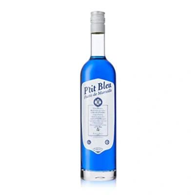 Abbildung von Pastis de Marseille P&#039;tit Bleu, blauer Pastis, Anis Spirituose, 0,7 L, 45 % Vol.