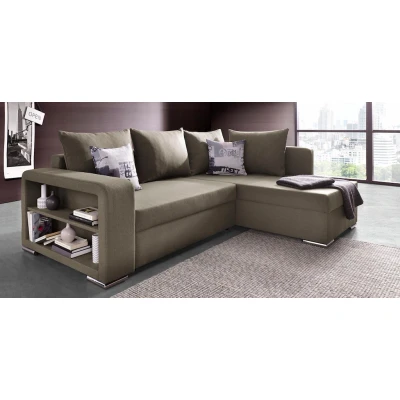 Abbildung von COLLECTION AB Ecksofa &quot;John L Form&quot;, mit Bettfunktion, Bettkasten und Regalarmteil