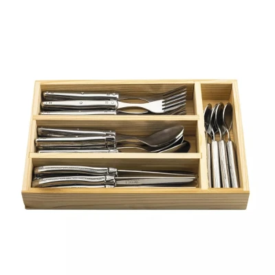 Abbildung von Laguiole Style De Vie Besteckset Couvert Edelstahl 24 teilig