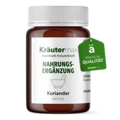 Abbildung von Kräutermax Koriander Kapseln 60 St