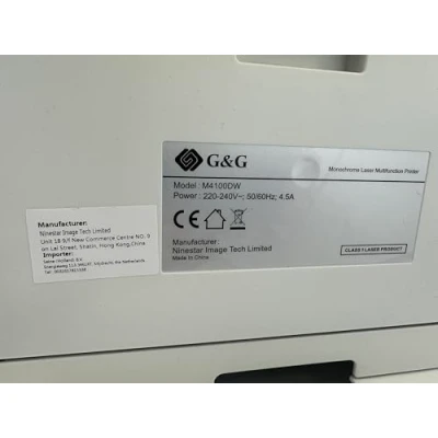 Abbildung von G&amp;G Laserdrucker Multifunktionsgerät S/W 3 in 1, M4100DW Duplex 33 Seiten/Min.,DIN A 4, Laserdrucker, Kopierer, Scanner, ADF, LAN, WLAN, USB