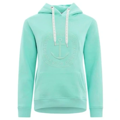 Abbildung von Zwillingsherz Hoodie &quot;Strand Meer Küste&quot; bedruckter Kordel und Ankerstickerei