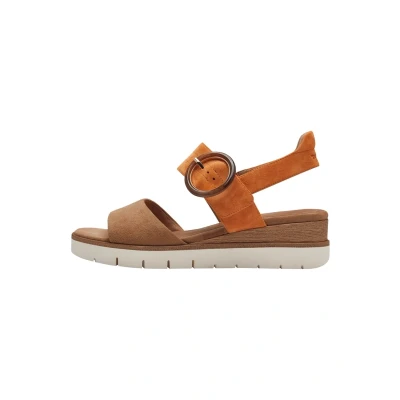 Abbildung von Tamaris Plateausandalette, Damen, Größe: 40, Camel comb Schuhe