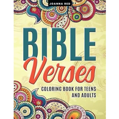 Abbildung von Bible Verses Coloring Book for Teens and Adults: Inspiring Christian Themed Creative Souls, Inspirational, Religious, Uplifting Scripture Quotes Stress Relief Relaxation