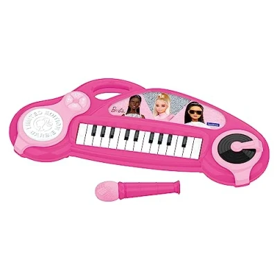 Abbildung von Lexibook Elektronisches Keyboard mit Mikrofon Barbie 22 Tasten