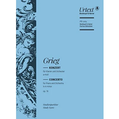 Abbildung von Klavierkonzert a moll op. 16 Studienpartitur Urtext (PB 15164)