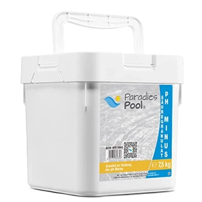 Abbildung von Paradies Pool pH Minus Granulat 7,5 kg, Senker Schwimmbecken