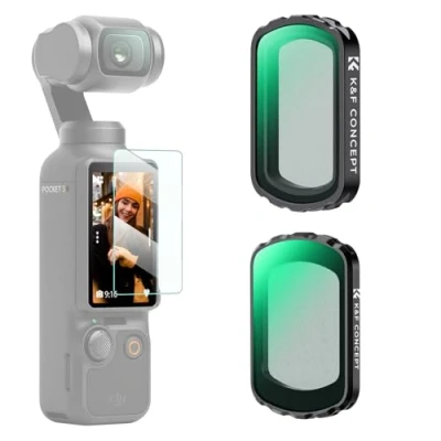 Abbildung von K&amp;F Concept Magnetischer Black Mist 1/4 &amp; 1/2 Filter für DJI Osmo Pocket 3 Zubehör, Promist 1/4, Filter, Diffusion aus Optisches Glas