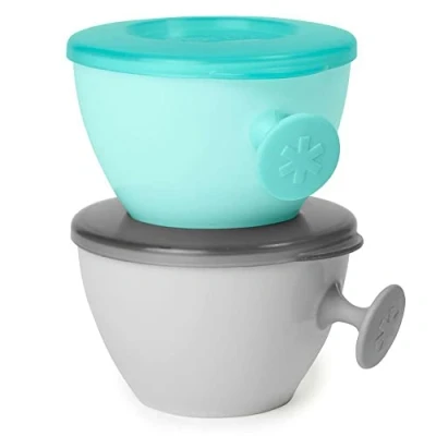 Abbildung von Skip Hop Easy Grab Bowls Grey and Soft Teal