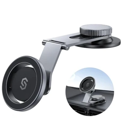 Abbildung von SYNCWIRE Handyhalterung Auto für MagSafe Autohalterung Magnetische Handyhalter Kompatibel mit Alle Armaturenbrett(Einschließlich Tesla Bildschirm)Handyhalterung iPhone 15 Pro&amp;Alle Handys