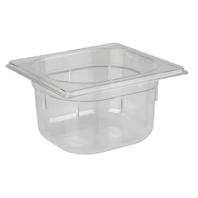 Abbildung von APS 82038 GN 1/6 Behälter, 17,6 x 16,2cm, Tiefe: 100 mm, Polycarbonat, 1,5 Liter