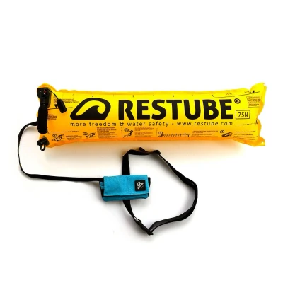 Abbildung von Restube active Schwimmboje für Schwimmen. Triathlon &amp; Stand Up Paddling