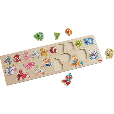 Abbildung von HABA Tierischer ZÄHLSPASS Puzzle für Kinder, Größe: One Size, Multi coloured