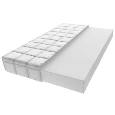 Abbildung von Babymatratze, Kindermatratze Kokos, Polyurethan Schaum Matratze für Kinderbett, Neugeborene, Stubenwagen, Wiegen 40x90,120x60,140x70cm waschbarer Bezug (Polyurethan Schaum, 140x70x10 cm)