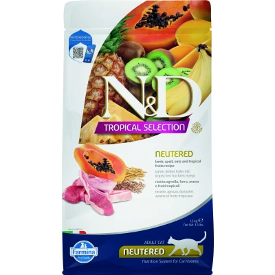 Abbildung von N&amp;D Tropical Futter für kastrierte Katzen Lamm 1,5 kg