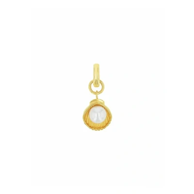 Abbildung von amor Muschelkernperle Charm goldcoloured, Damen, Größe: One Size, Gold coloured