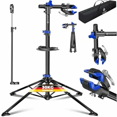 Abbildung von KESSER Fahrrad Montageständer Fahrradmontageständer Profi Reparaturständer Fahrradständer, Fahrradständer