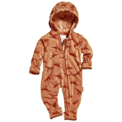 Abbildung von Playshoes Unisex Kinder Fleece Overall Jumpsuit, Dinos, 80