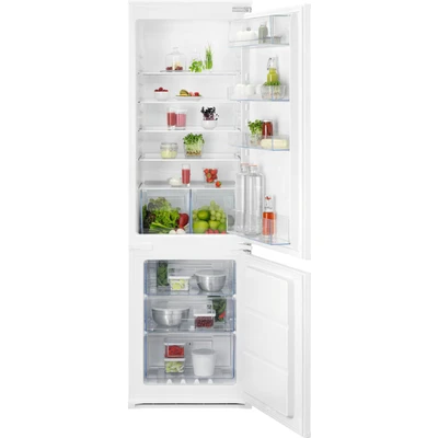 Abbildung von AEG TSC6N183ES Einbau Kühl Gefrierkombination / Serie 6000 mit TwinTech 1780 mm Gefrierteil unten 257 L NoFrost Schlepptür E