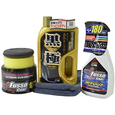 Abbildung von ADVANTUSE Soft 99 Fusso Coat 12M Dark 200g Detailer 500ml + Shampoo 750ml