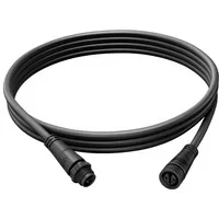 Abbildung von Philips Hue Outdoor Verlängerungskabel, Zubehör für Ihr Niedervolt System, 2.5m, schwarz, wetterfest (IP67)