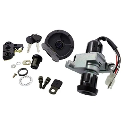 Abbildung von VANEZ Schlosssatz Standard Ersatz kompatibel für Yamaha Aerox, MBK Nitro 5BR 2 Takt LC bis Bj. 2003