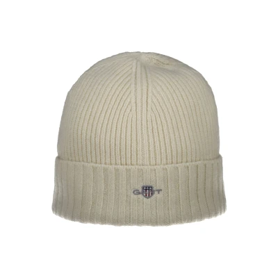 Abbildung von GANT Shield Beanie Unisex Mütze, Größe: One Size, Cream