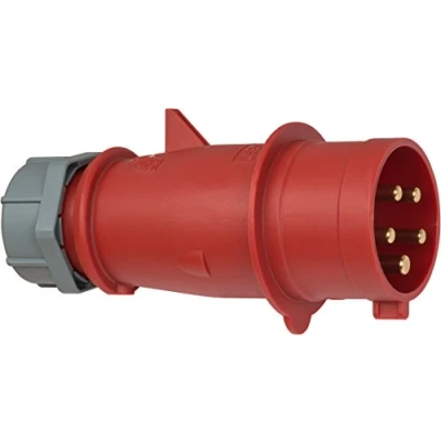 Abbildung von 5 x Brennenstuhl CEE Phasenwender 400V/32A rot