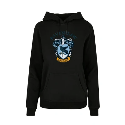 Abbildung von F4NT4STIC Harry Potter Ravenclaw Crest Kapuzenpullover, Damen, Größe: Small, Black
