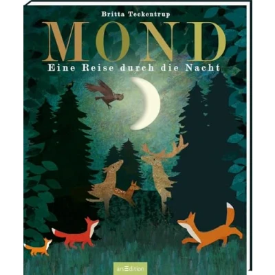 Abbildung von Mond: Eine Reise durch die Nacht Gereimtes Bilderbuch zur Guten Nacht, mit Gucklöchern, hochwertig ausgestattet, für Kinder ab 4 Jahren