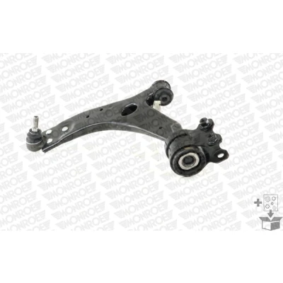 Abbildung von MONROE L10574 Querlenker mit Trag /Führungsgelenk, Gummilager 21 FORD: FOCUS 2 Schrägheck, Kombi, Cabriolet, VOLVO: V50