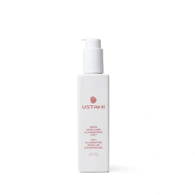 Abbildung von Ustawi 3 in 1 Aufhellendes Mizellengel zur Gesichtsreinigung, entfernt Make up und Unreinheiten 200ml