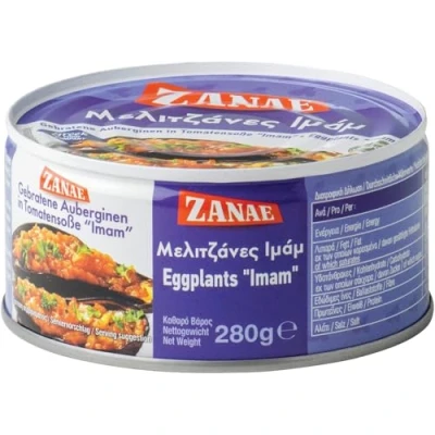 Abbildung von Zanae Auberginen in Tomatensoße (1 x 280 g Packung)