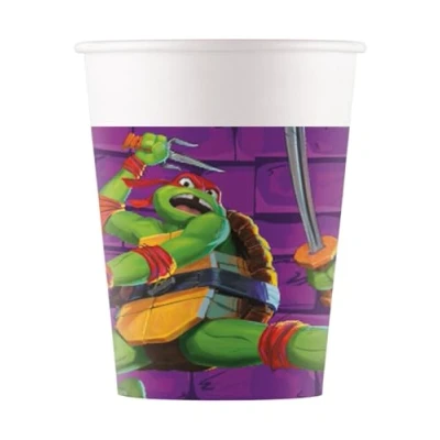 Abbildung von Tassen Mutant Ninja Turtles 200ml 8 Stück