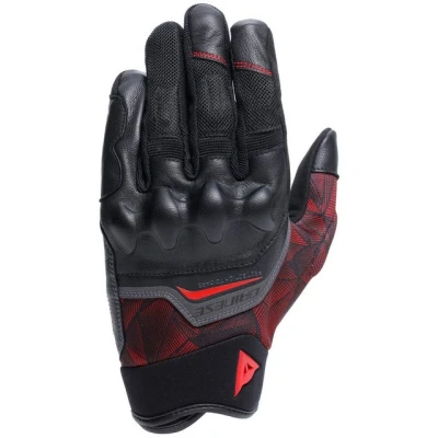 Abbildung von Dainese Ermex Gloves, Sommer Motorradhandschuhe, Mann, Schwarz/Rot Lava, XXL