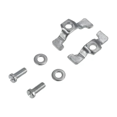 Abbildung von Set: Befestigungskrallen und Schrauben für Grundplatte Simson S50, S51, KR51 Schwalbe, u.a.
